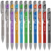 Chrisfall Inspirational Ballpoint Pens Employee Appreciation Gifts Bulk Motivational Quote Pens with Coated Metal Motivational Gifts Pens for Men Women, 10 Colors (20 Pieces)